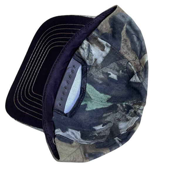 Vintage Buckmasters RealTree Camo Snapback Trucker Hat Deer Buck Hunting USA - Picture 8 of 13